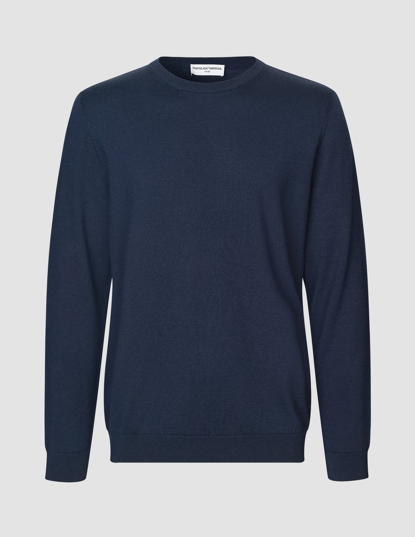 Premium Merino Crewneck Navy
